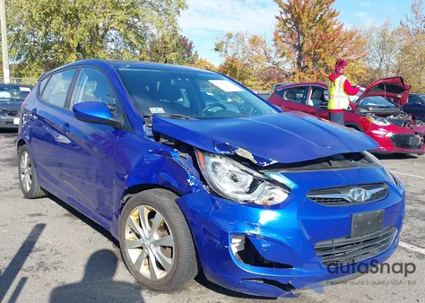 2012 Hyundai Accent Se из США, поврежденный, VIN KMHCU5AE6CU019556